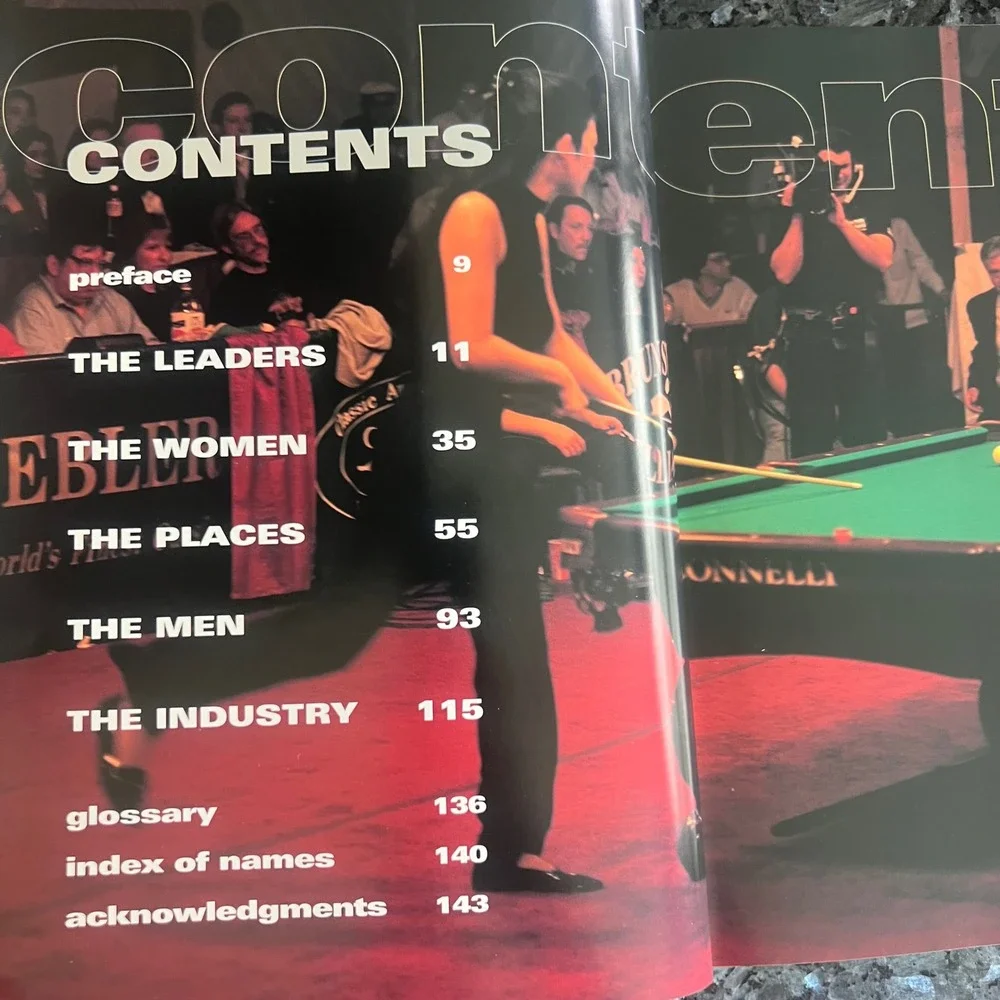 Shooting Pool Mike Shamos George Bennett Billiards Photography Hardcover Book